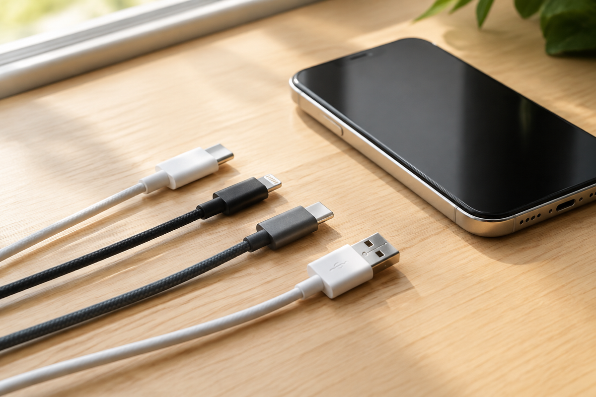 USB-C, Lightning oder Micro-USB? So finden Sie das richtige Ladekabel