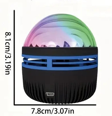 USB-Strom Projektor , Wave 7 Farbwechsel-Nachtlichtprojektor