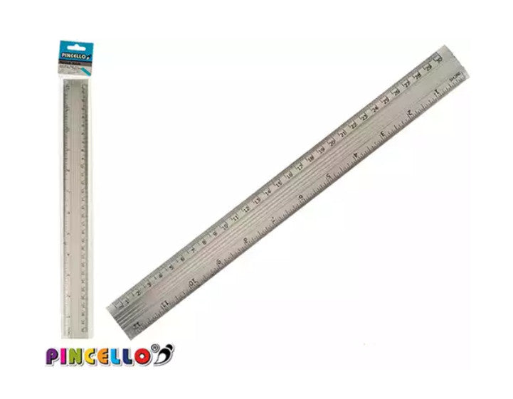 Lineal 30 cm Aluminium