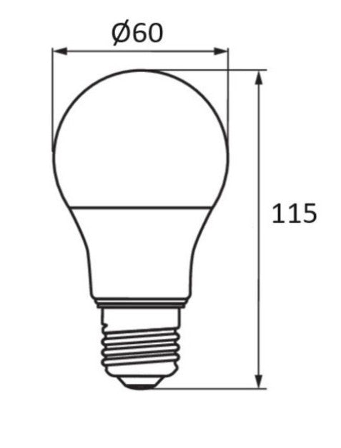LED Smart+ Birne 9W = 60W E27 matt 806lm RGBW