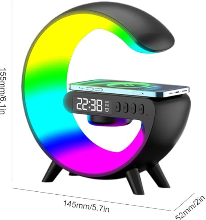 Intelligentes LED-Nachtlicht in G-Form Blau