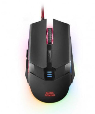 LED Gaming-Maus Mars Gaming Mars MM116 3200 dpi Schwarz