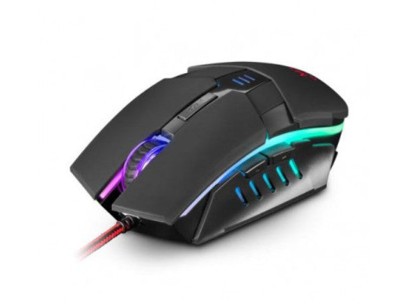 LED Gaming-Maus Mars Gaming Mars MM116 3200 dpi Schwarz