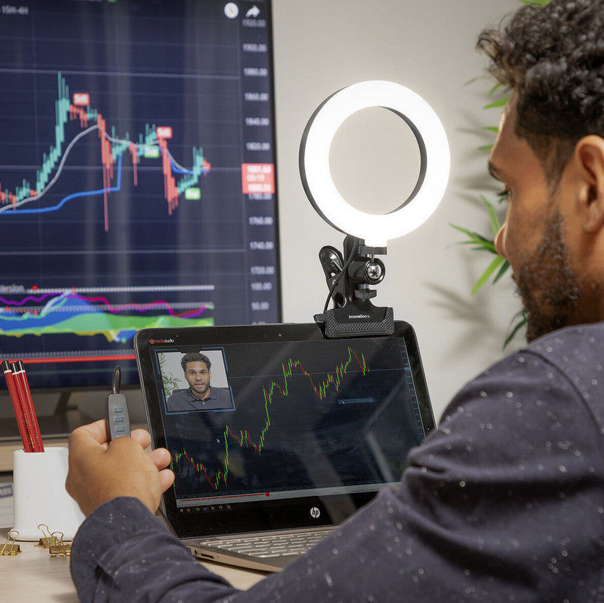 Selfie Lichtring mit Halteklammer Lumahoop