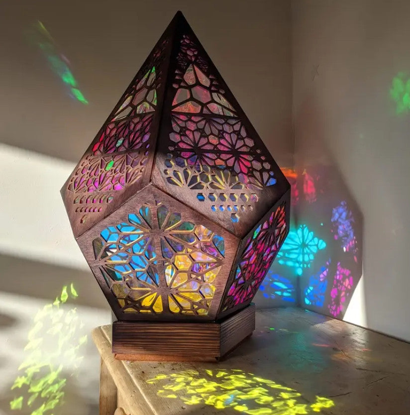 3D Bunte Böhmische LED Nachtlicht Polar Star Starry Sky Boden Projektion Lampe