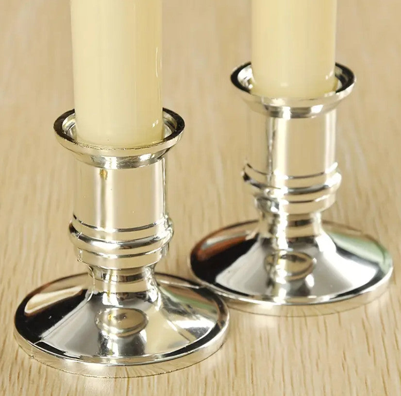 2 Kerzenhalter, Kerzenständer aus Kunststoff