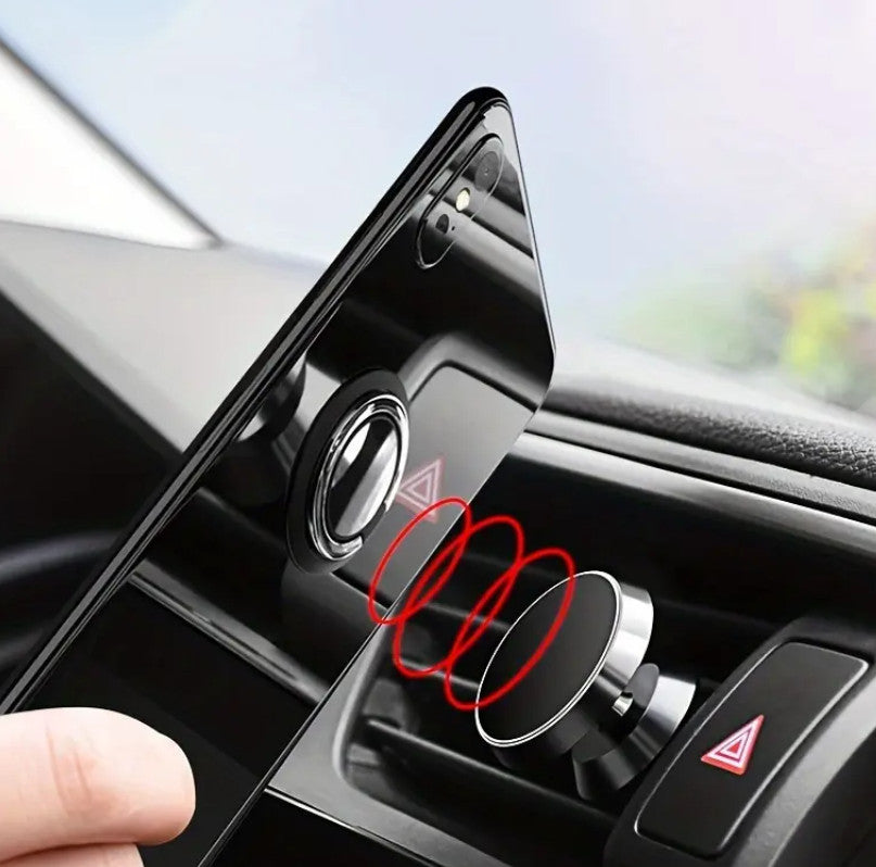 Handyhalterung Ringschnalle Magnetsauger Rotierendes - drehbar 360°