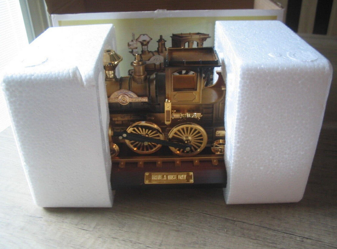 Vintage Nostalgie Zug Spieluhr, Kreativer Zugkopf Schmuck,