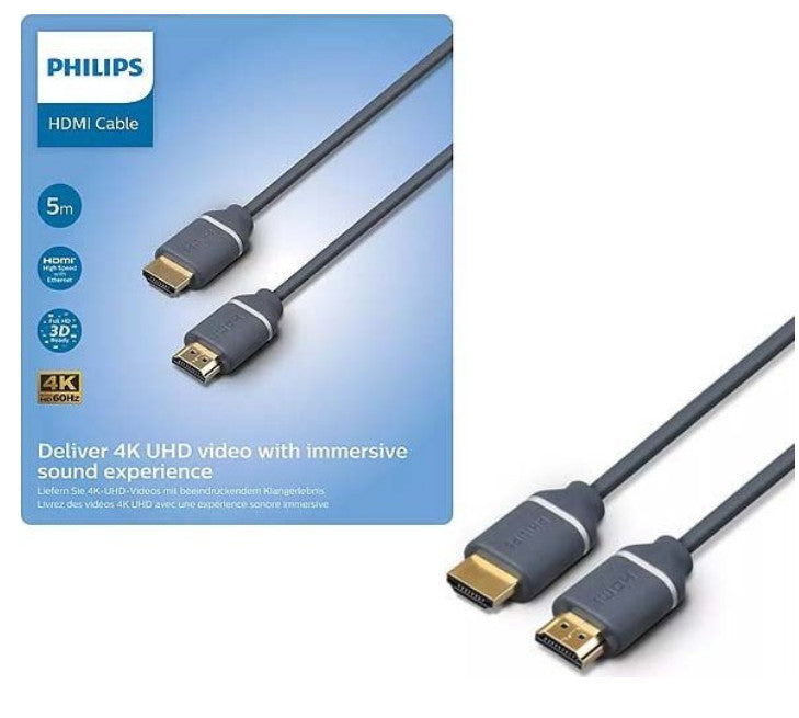 Philips HDMI 2.0-Kabel, Stecker, 5 m