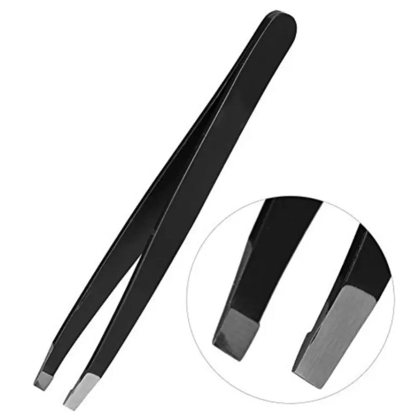 Augenbrauenpinzette, Ergonomische Schräge Spitze für Präzise Haarentfernung