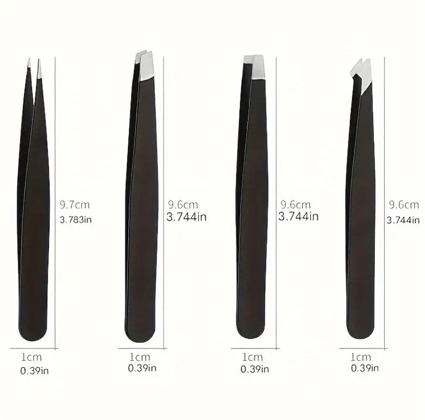 professionelle Augenbrauenpinzette, Ergonomische Schräge Spitze für Präzise Haarentfernung (Kopie)