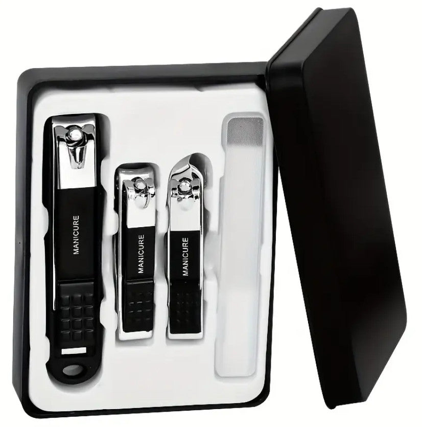 Nagelknipser Mit Nagelfeilen-Set, Scharfkantiger Fingernagel- Grün