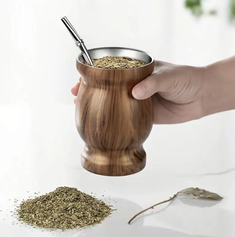 Set, Matebecher und Bombilla-Set, einschließlich 8oz Yerba Mate Becher, Bombilla Mate
