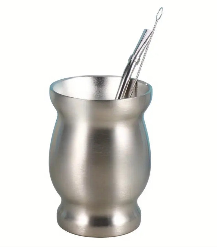 Set, Matebecher und Bombilla-Set, einschließlich 8oz Yerba Mate Becher, Bombilla Mate