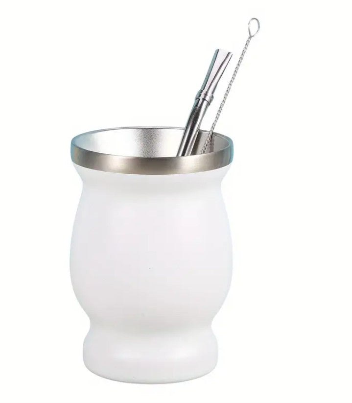 Set, Matebecher und Bombilla-Set, einschließlich 8oz Yerba Mate Becher, Bombilla Mate