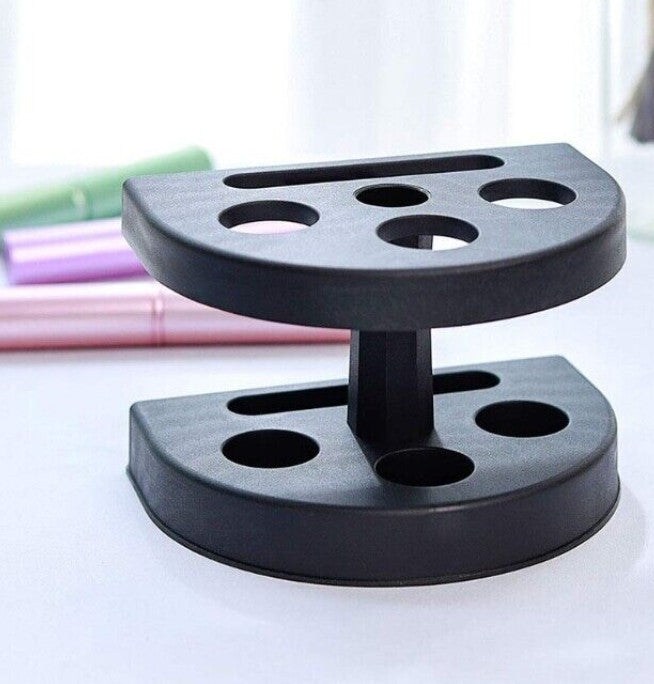 5-teiliges Haarstyling-Set mit Bürsten im Halter, Haarstyling-Bürsten mit Spiegel