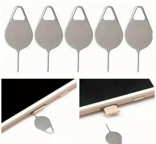 3 Stück Universal-SIM-Kartenfach-Entfernungswerkzeug Aus Edelstahlnadel Für Smartphone-SIM-Kartenfach