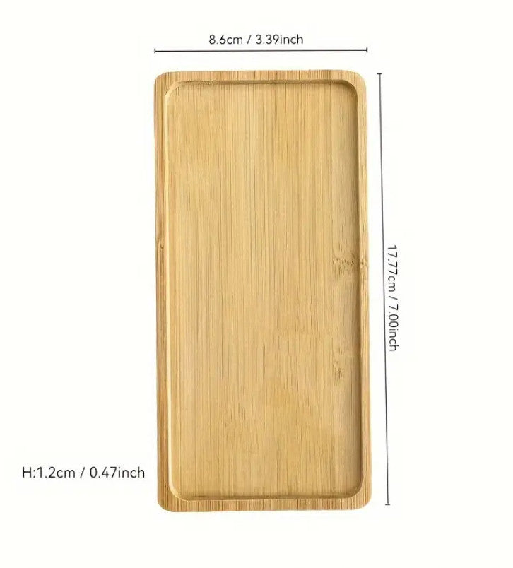 Elegantes Bambus-Serviertablett - Perfekt für Obst, Desserts