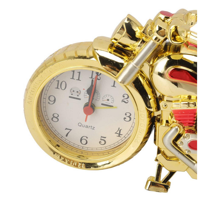 Motorrad Wecker Im Retro Stil, Vintage Simulations Motorrad Modell Wecker,