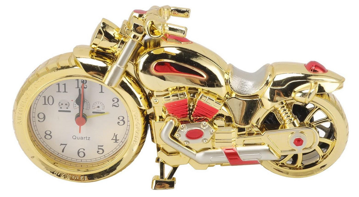 Motorrad Wecker Im Retro Stil, Vintage Simulations Motorrad Modell Wecker,
