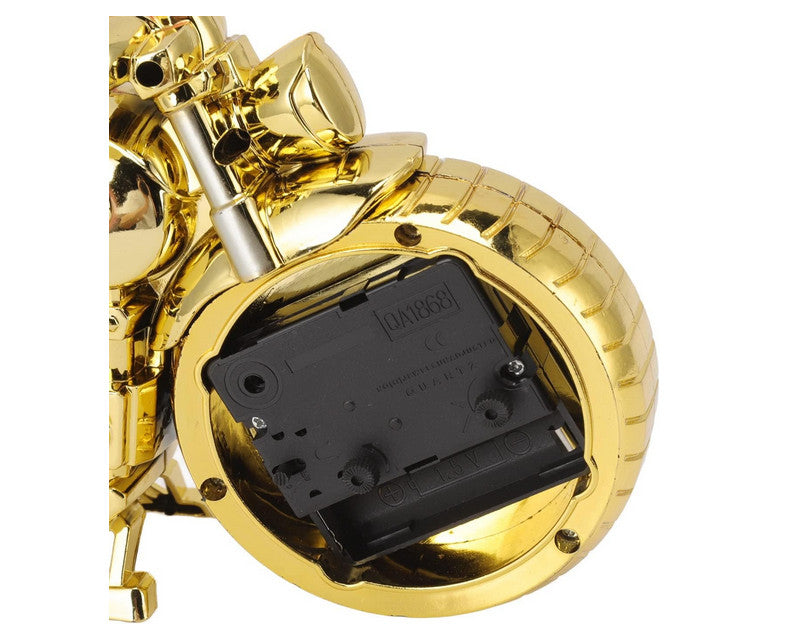 Motorrad Wecker Im Retro Stil, Vintage Simulations Motorrad Modell Wecker,