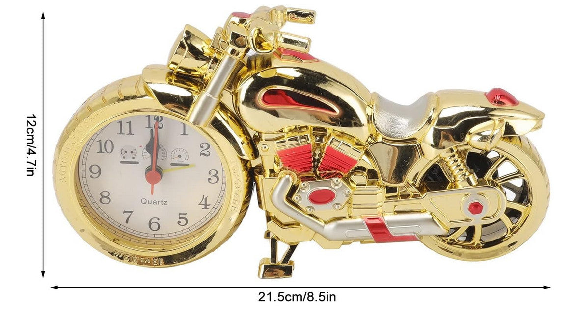 Motorrad Wecker Im Retro Stil, Vintage Simulations Motorrad Modell Wecker,