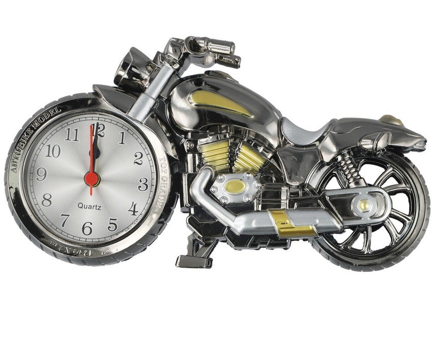 Motorrad Wecker Im Retro Stil, Vintage Simulations Motorrad Modell Wecker,