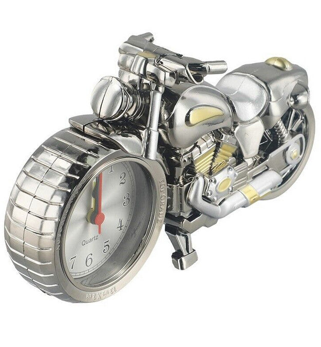Motorrad Wecker Im Retro Stil, Vintage Simulations Motorrad Modell Wecker,