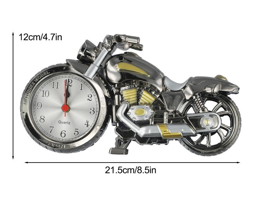 Motorrad Wecker Im Retro Stil, Vintage Simulations Motorrad Modell Wecker,
