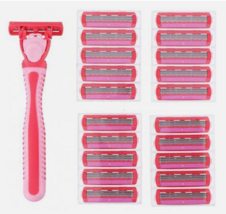 Rasierklingen Damen Glatte, empfindliche Rasur Hygiene 3 Klingen Haarentfernung