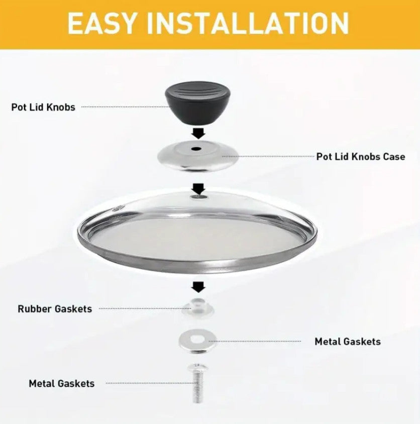 Topfdeckelgriff Abdeckungen - Edelstahl