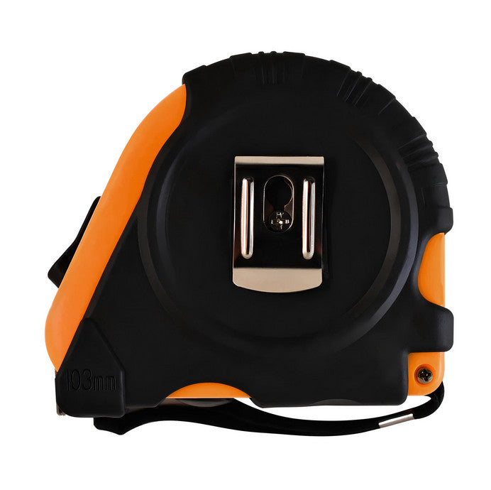 Rollbandmaß mit Verriegelung, Stahl, 5 m x 25 mm