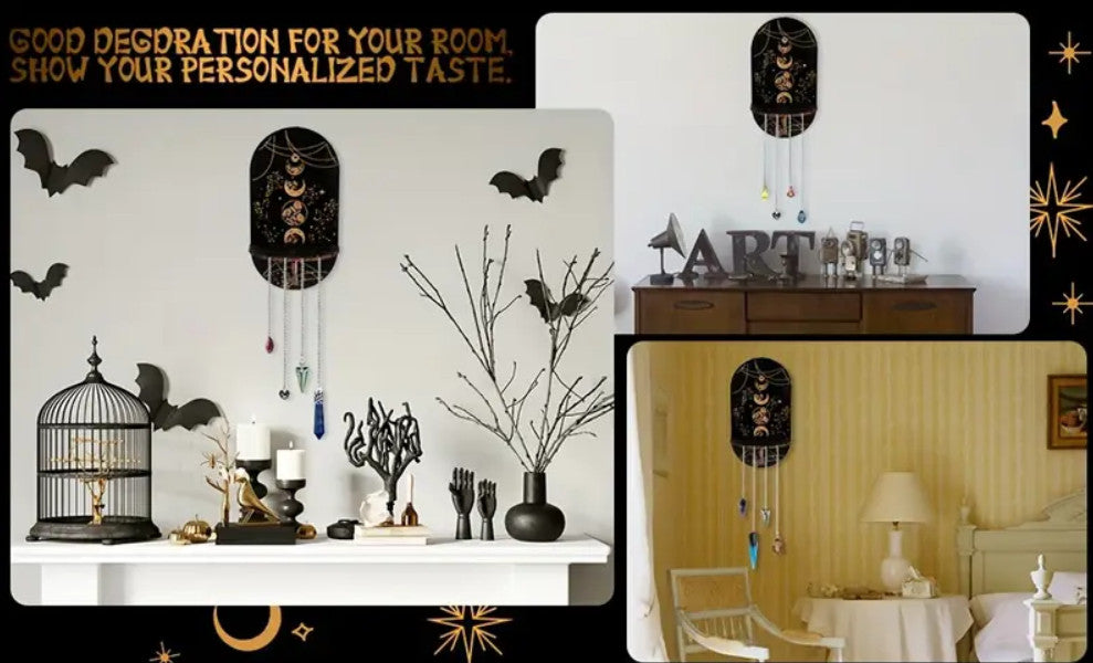 Kristall Ausstellungsregale Handregale Hexenzeug Holz Hängende