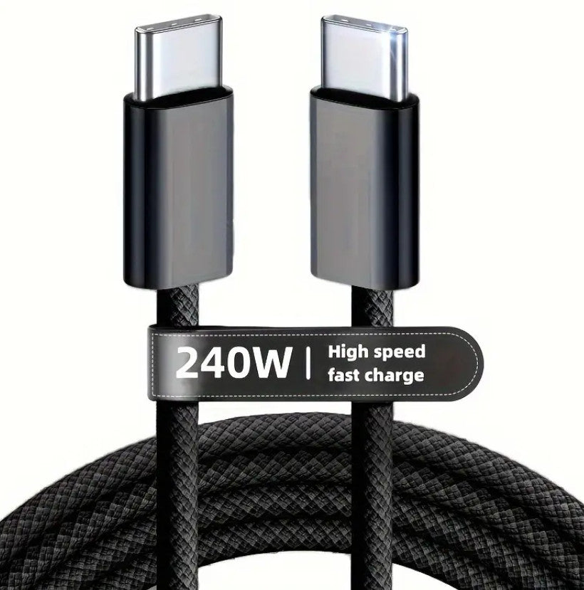 GOPALA 240W PD USB C zu USB C Kabel, 1 M Nylon