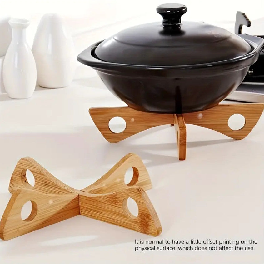 Holzuntersetzer für heiße Gerichte, hitzebeständige