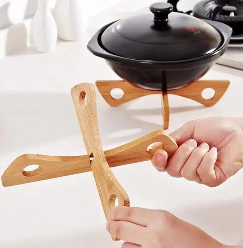 Holzuntersetzer für heiße Gerichte, hitzebeständige