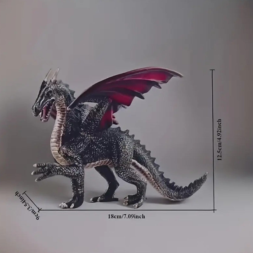 Anime-Drachen-Figur, Harz & PVC, Boho-Stil, vielseitige Raumdekoration