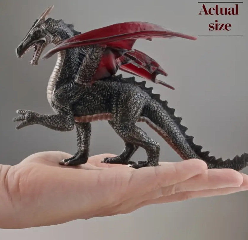 Anime-Drachen-Figur, Harz & PVC, Boho-Stil, vielseitige Raumdekoration