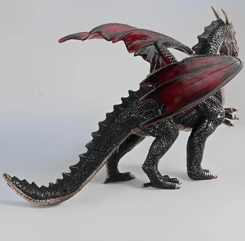 Anime-Drachen-Figur, Harz & PVC, Boho-Stil, vielseitige Raumdekoration