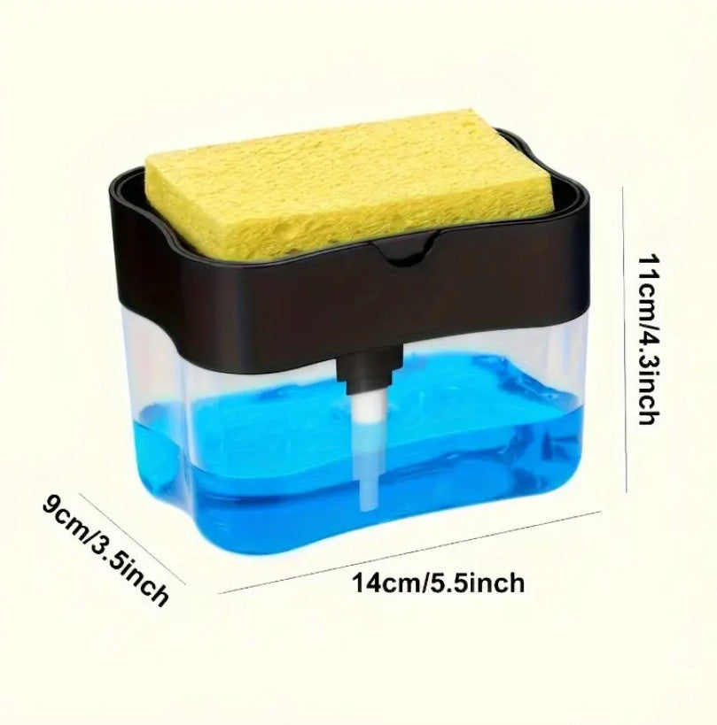 Outdoor-Küchen-Seifenspender mit Schwammhalter -Weiss