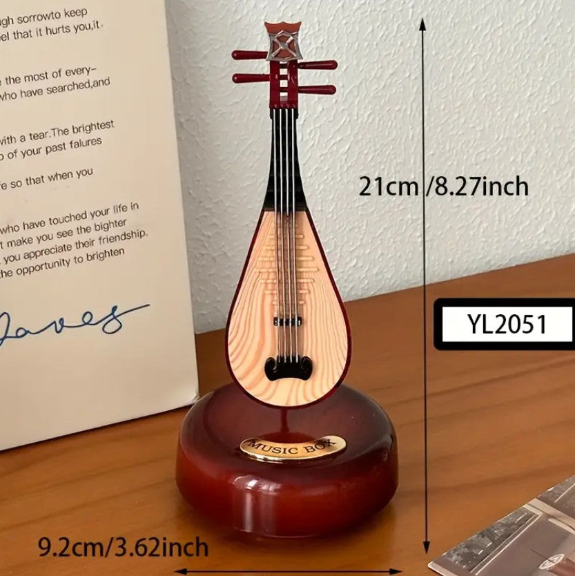 Klassische Miniatur-Geigen-Spieluhr - Kein Strom erforderlich YL2051