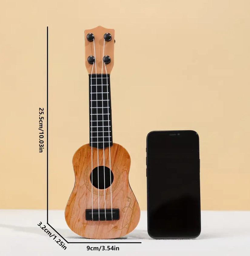 pielbare Mini-Gitarren-Dekoration - Niedliche Musikinstrument- Gitarre