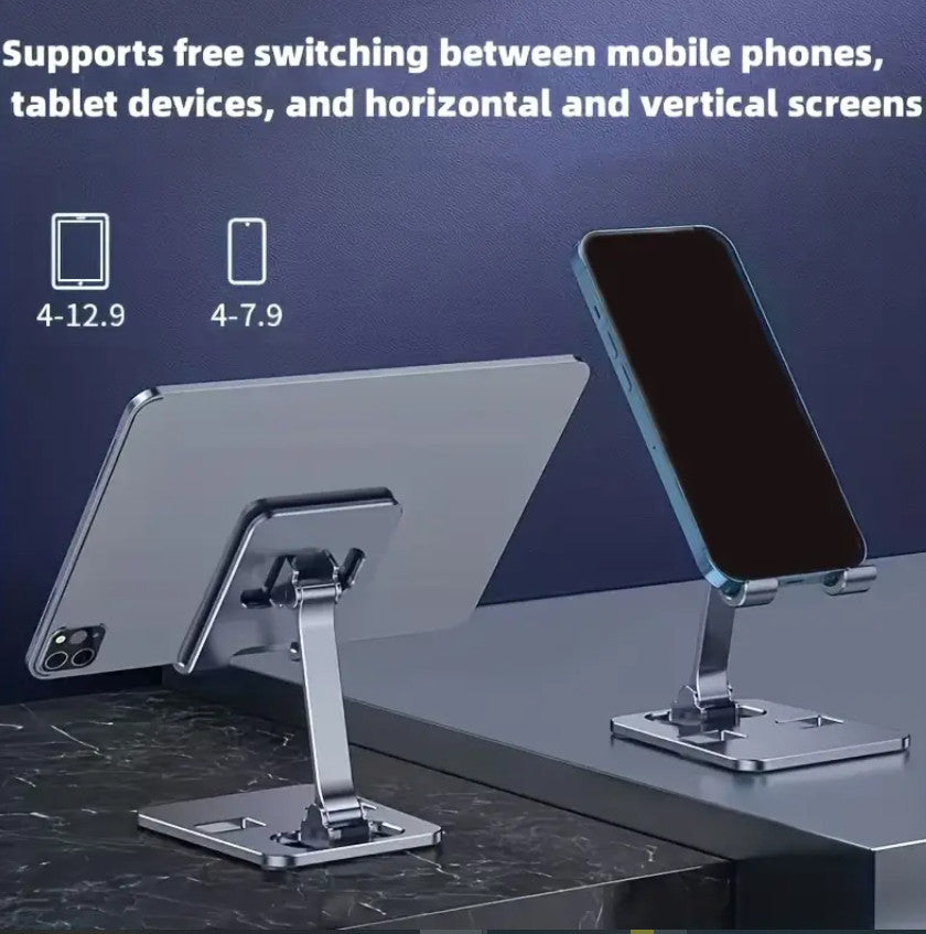 Zusammenfaltbarer Ständer für Mobiltelefone Schwarz