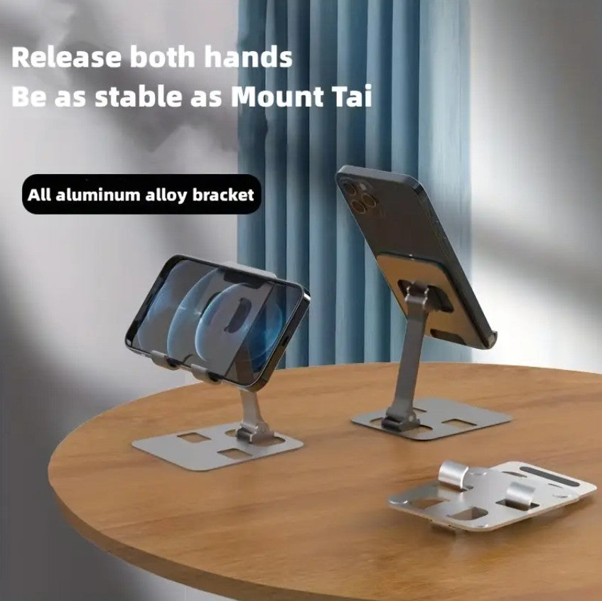 Zusammenfaltbarer Ständer für Mobiltelefone Schwarz