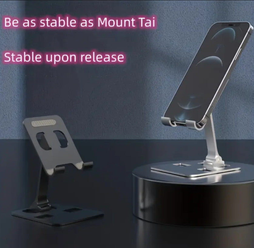 Zusammenfaltbarer Ständer für Mobiltelefone Schwarz