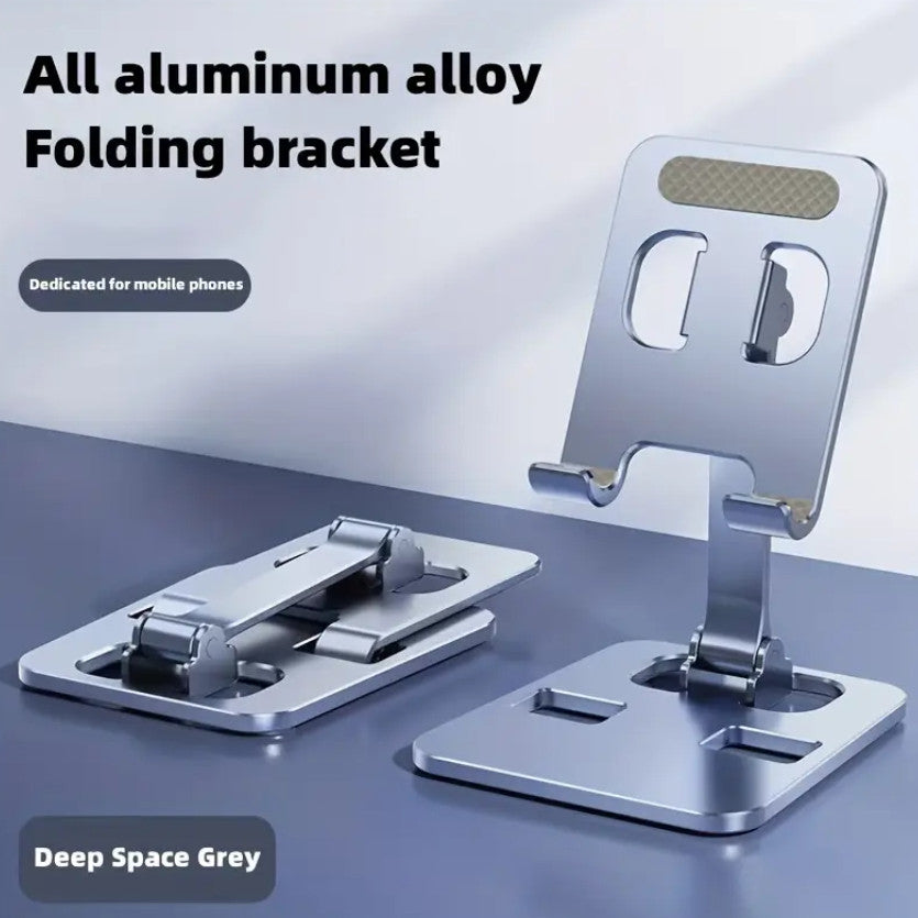 Zusammenfaltbarer Ständer für Mobiltelefone Schwarz