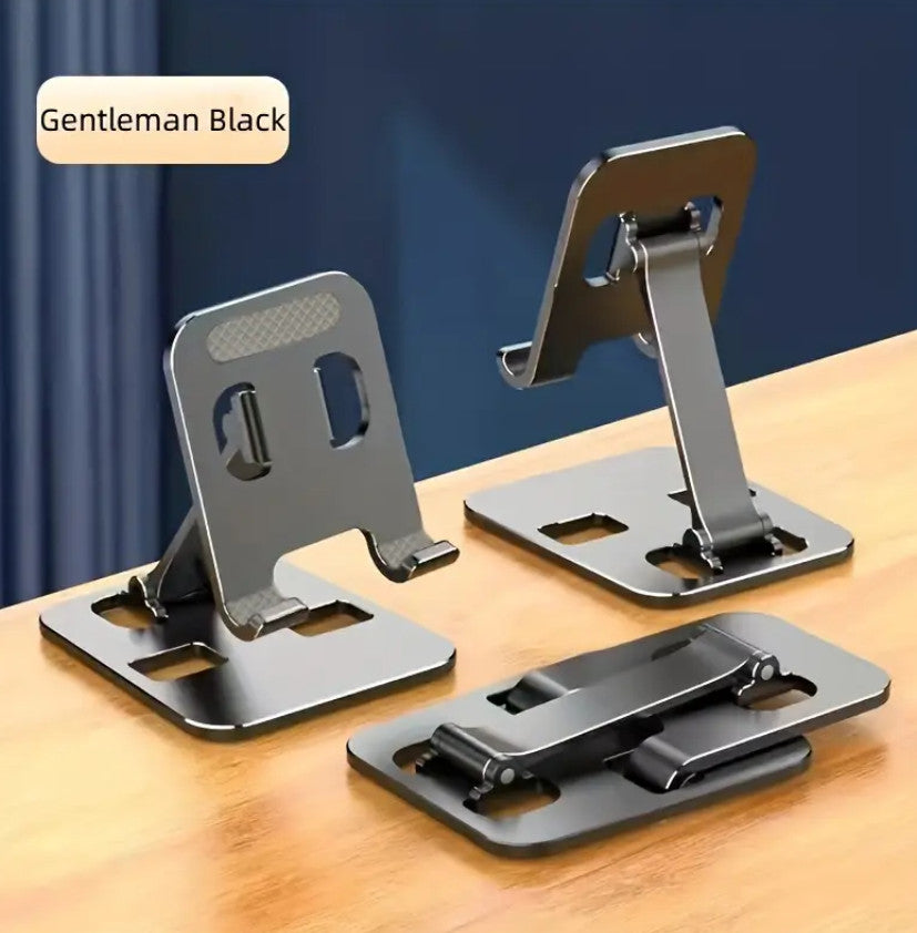 Zusammenfaltbarer Ständer für Mobiltelefone Schwarz