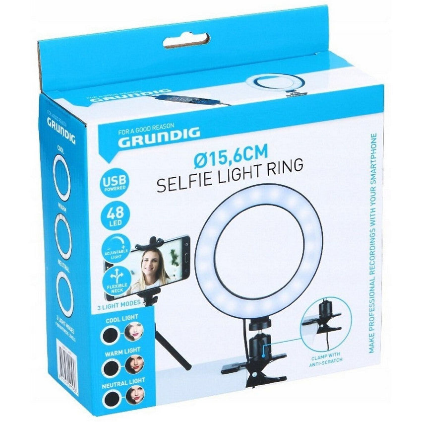 GRUNDIG Ø 15,6cm Selfie Ringlicht