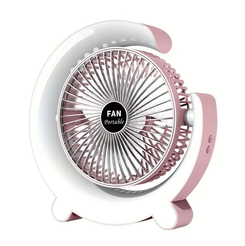 SENBOWE Tragbarer Ventilator, Kleiner Leiser Tischventilator