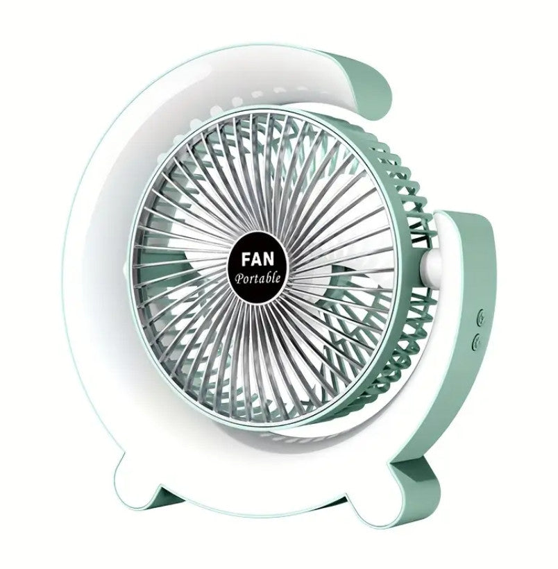 SENBOWE Tragbarer Ventilator, Kleiner Leiser Tischventilator